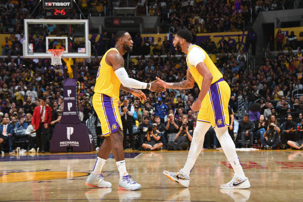 ‘He’s the face of (the team)’ Lakers star LeBron James talks about his thoughts on teammate Anthony Davis taking the helm for Lakers