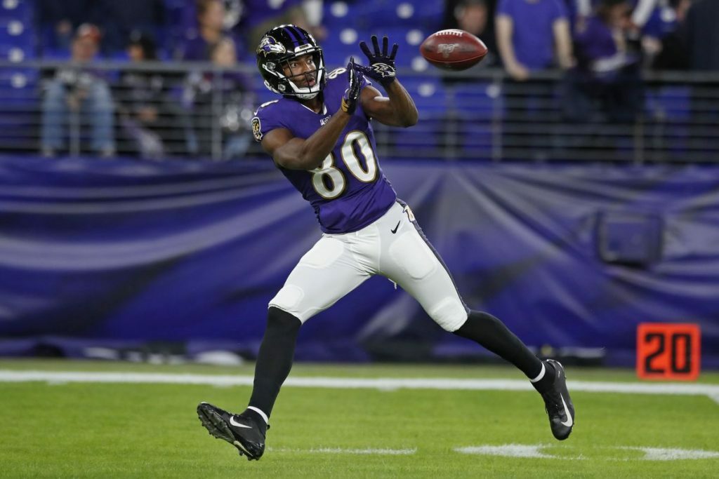 Miles Boykin Ravens receiving