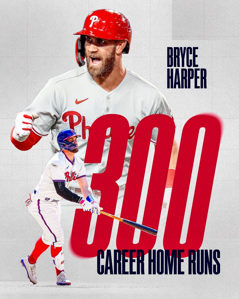 Watch: Phillies Bryce Harper’s 300th career home run was a go-ahead ...