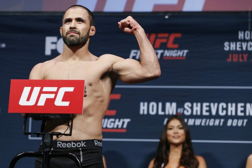 Frankie Saenz weighing in. Prelims