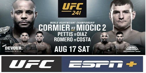 UFC 241 poster