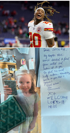 Chiefs Justin Reid shows appreciation for Kansas City finding wallet