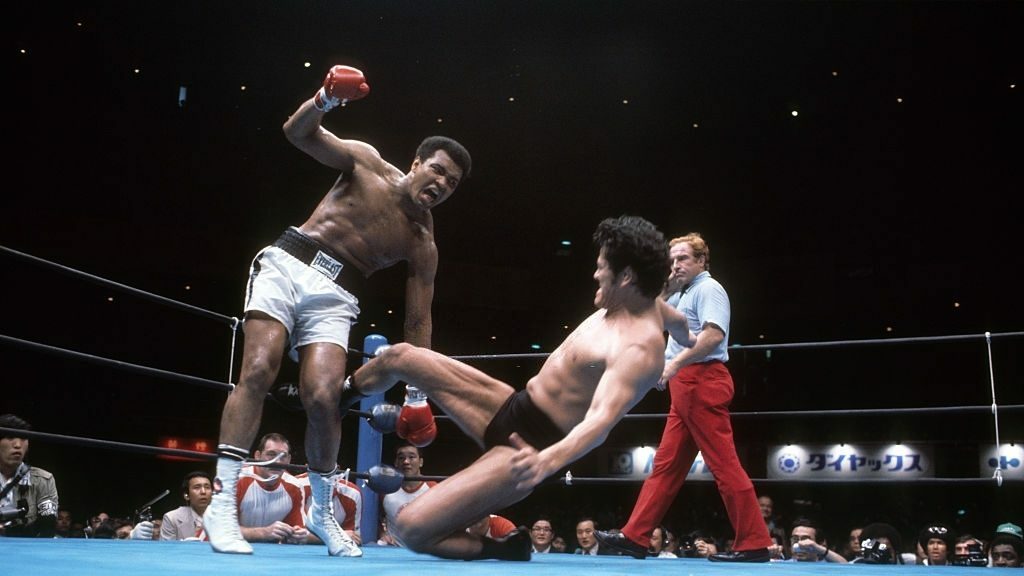 Antonio Inoki and Muhammad Ali