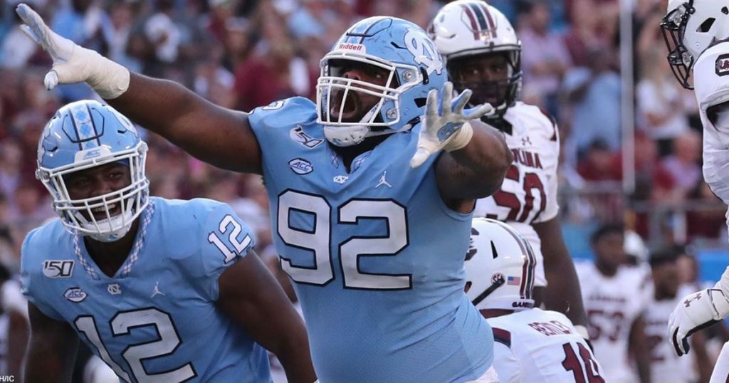 Aaron Crawford defensive end North Carolina