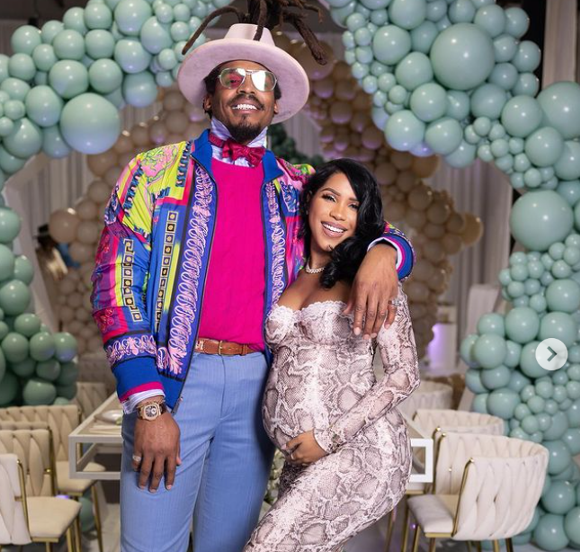 Cam Newton and girlfriend Jasmin Brown celebrate arrival of new baby