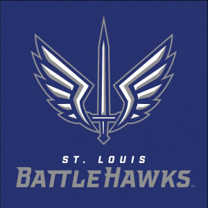 XFL Battle Hawks logo: Sword with wings on hilt