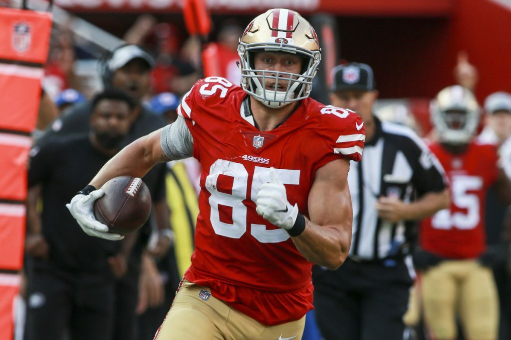 Is George Kittle playing today vs Steelers? 49ers TE's status explored