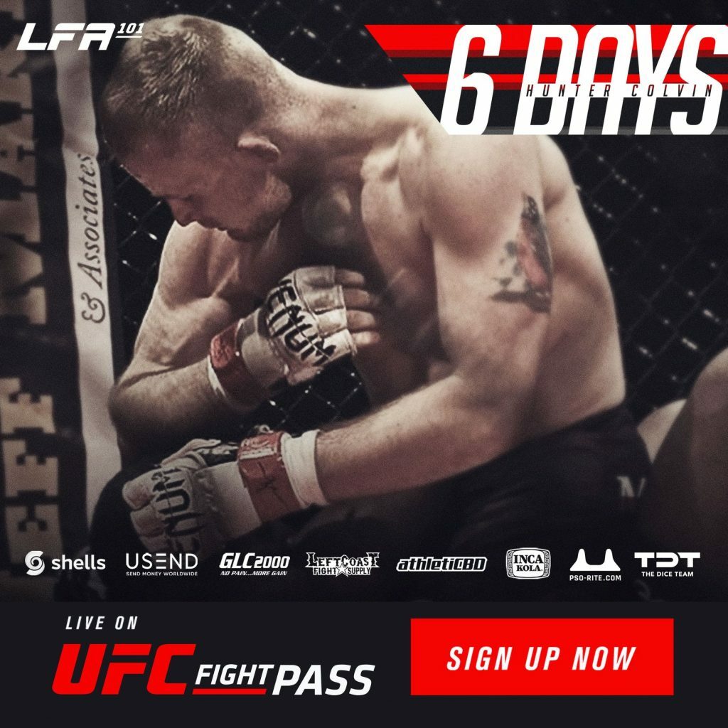 Hunter Colvin LFA 101 promotional poster