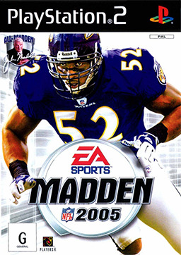 Madden 2005 Cover featuring Ray Lewis