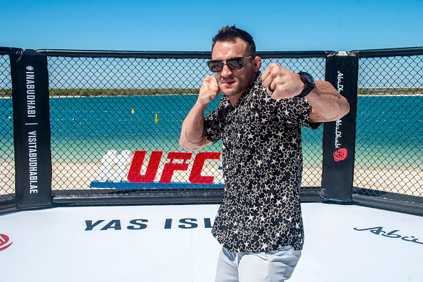 Michael Chandler posing in the octagon. The Ultimate Fighter 29