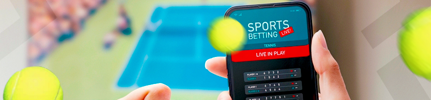 image shows smartphone open on a betting page