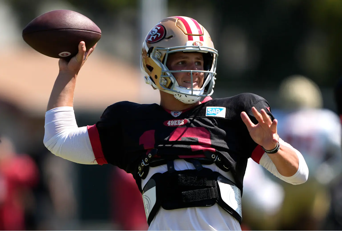 Take it from a sportswriter, 49ers QB Brock Purdy's passes possess pure  catchability