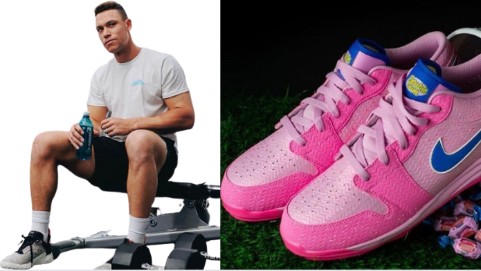 Fans appreciate Aaron Judge x Air Jordan 1 Low “Double Gum” sneakers:  “About to start play sports just to wear these”