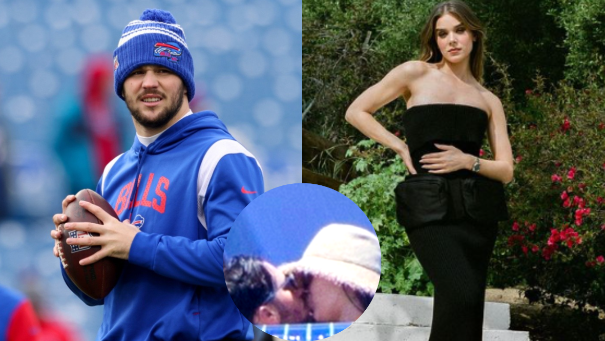 Josh Allen and Hailee Steinfeld's new steamy makeout photos confirm they're  an item