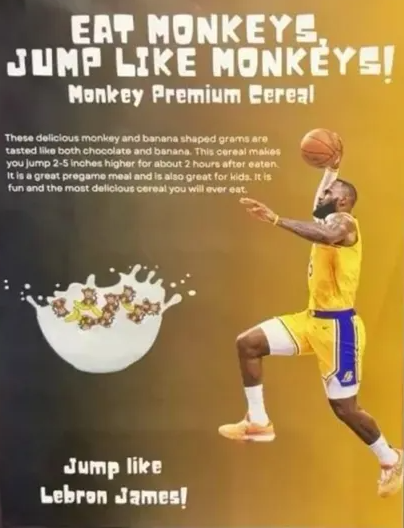 LeBron James gets compared to monkeys in racist school art exhibit