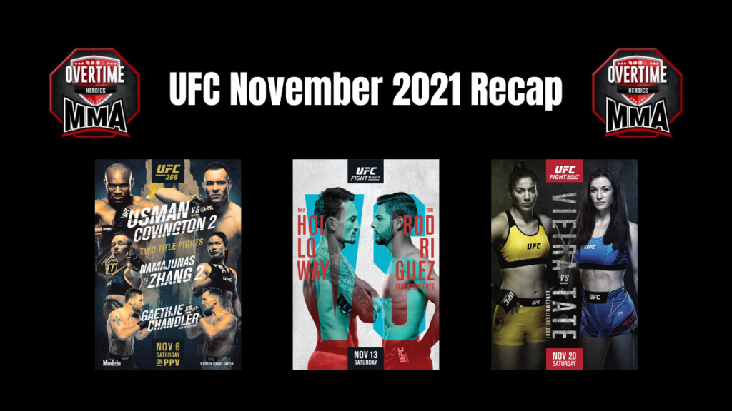 UFC November 2021 Recap