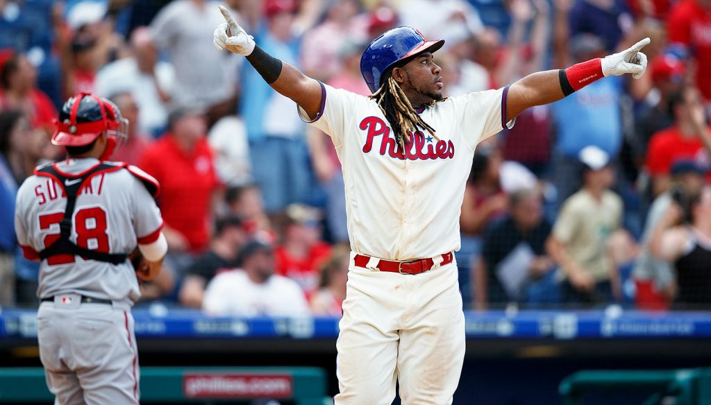 Maikol Franco playing for the Phillies.