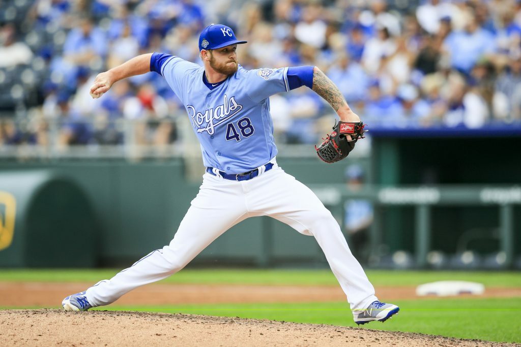 Ben Lively pitching.
