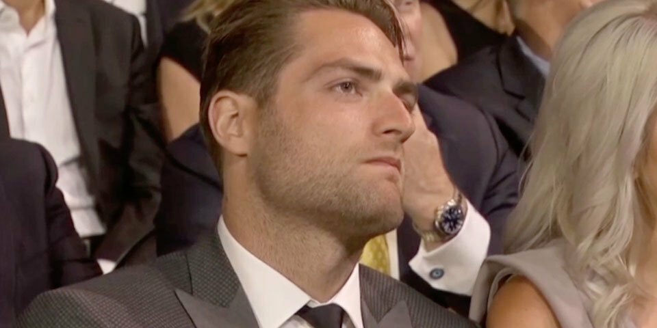 Braden Holtby when Nate Schmidt's name gets called during expansion draft