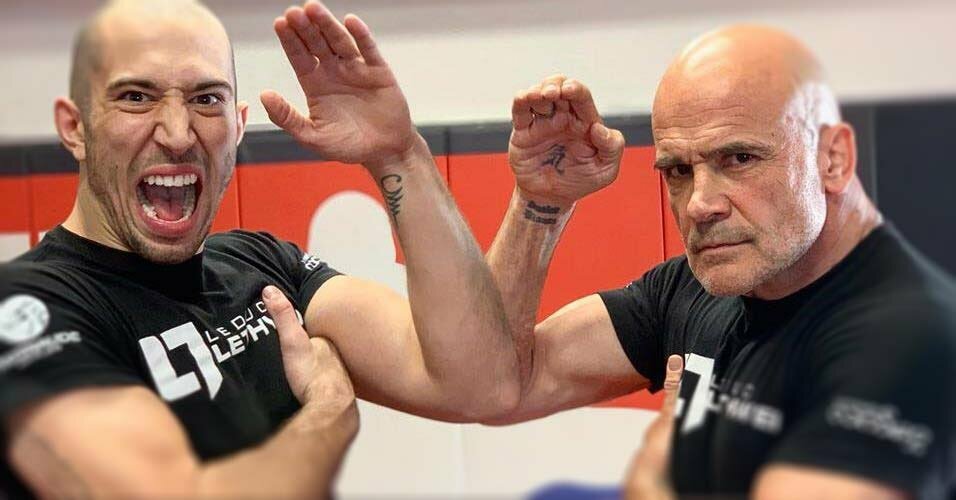 Lethwei superstar Dave Leduc and MMA legend Ras Butten. 