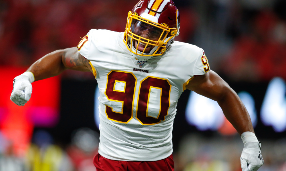 Montez Sweat is an NFL breakout candidate in 2020, Photo: Todd Kirkland/Getty Images