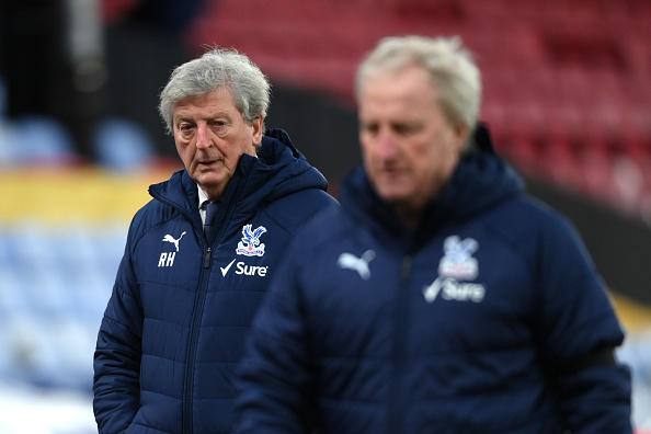 Roy Hodgson in the Premier League match between Crystal Palace and Chelsea at Selhurst Park.