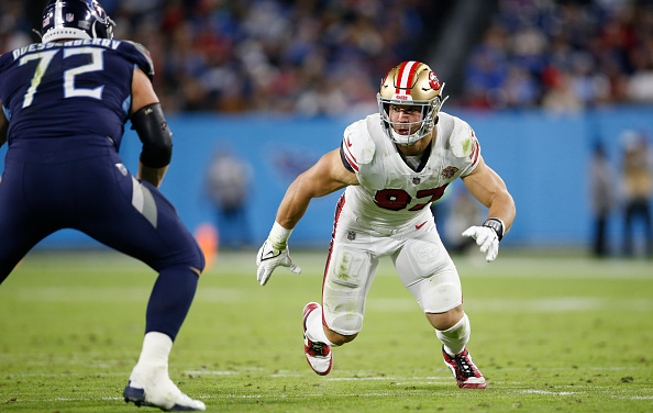 49ers remain 'confident' they will resolve holdout with star defensive end  Nick Bosa