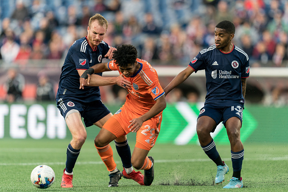 New England Revolution and FC Cincinnati played in the US Open Cup on May 11, 2022 at Gillette Stadium.