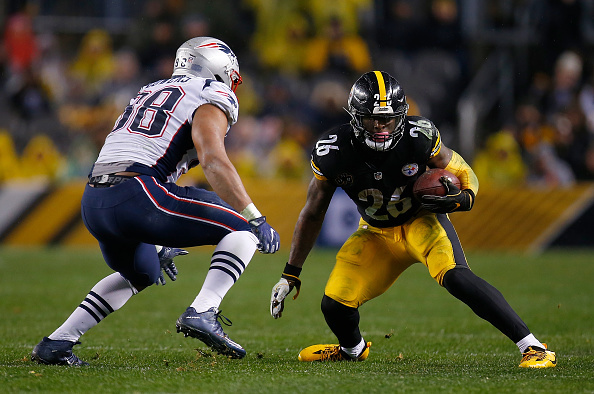 Incredible start to Pittsburgh Steelers #26 Le'Veon Bell's NFL Playoffs  career.