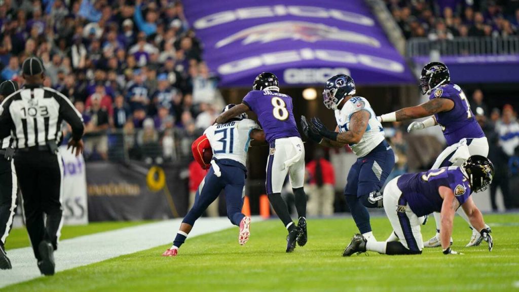 Lamar Jackson interception in shock loss