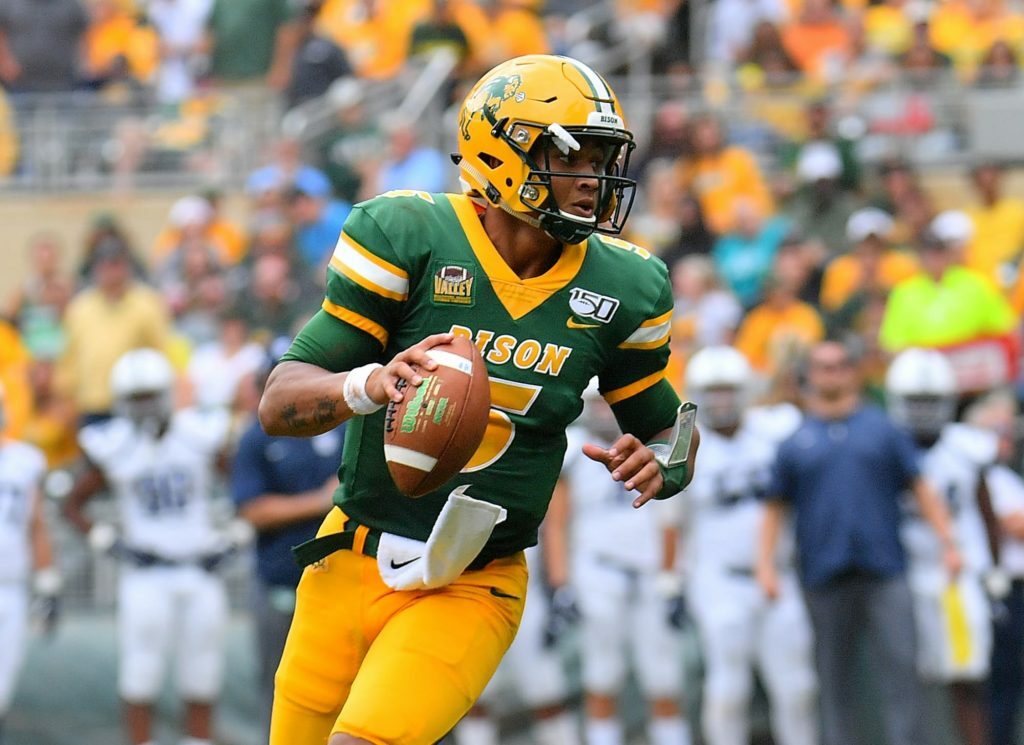NDSU's quarterback Trey Lance