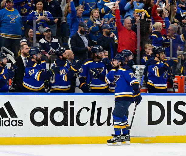 Blues extend point streak to six games with 4-1 win over Stars Midwest News  - Bally Sports