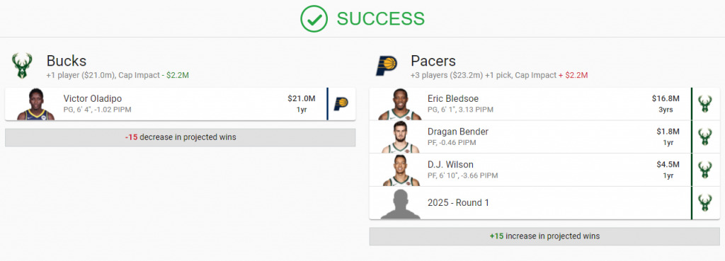 Milwaukee Bucks get Oladipo