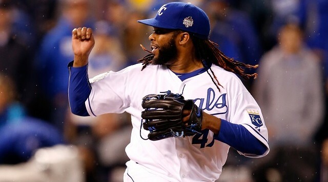 Johnny Cueto pitching