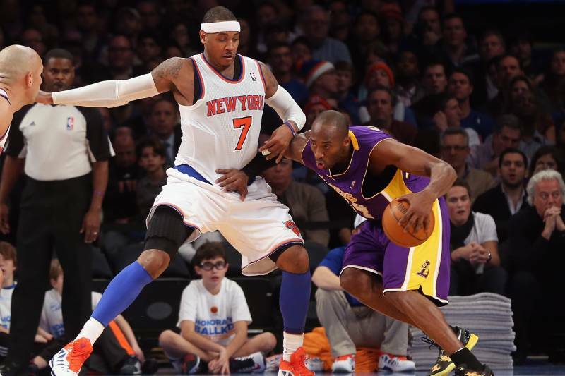 Kobe Bryant was always a bigger star in New York than anyone the Knicks ever had.