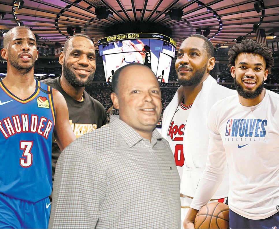 Leon Rose currently reps Chris Paul and KAT, while Lebron James is a former client of Rose's.