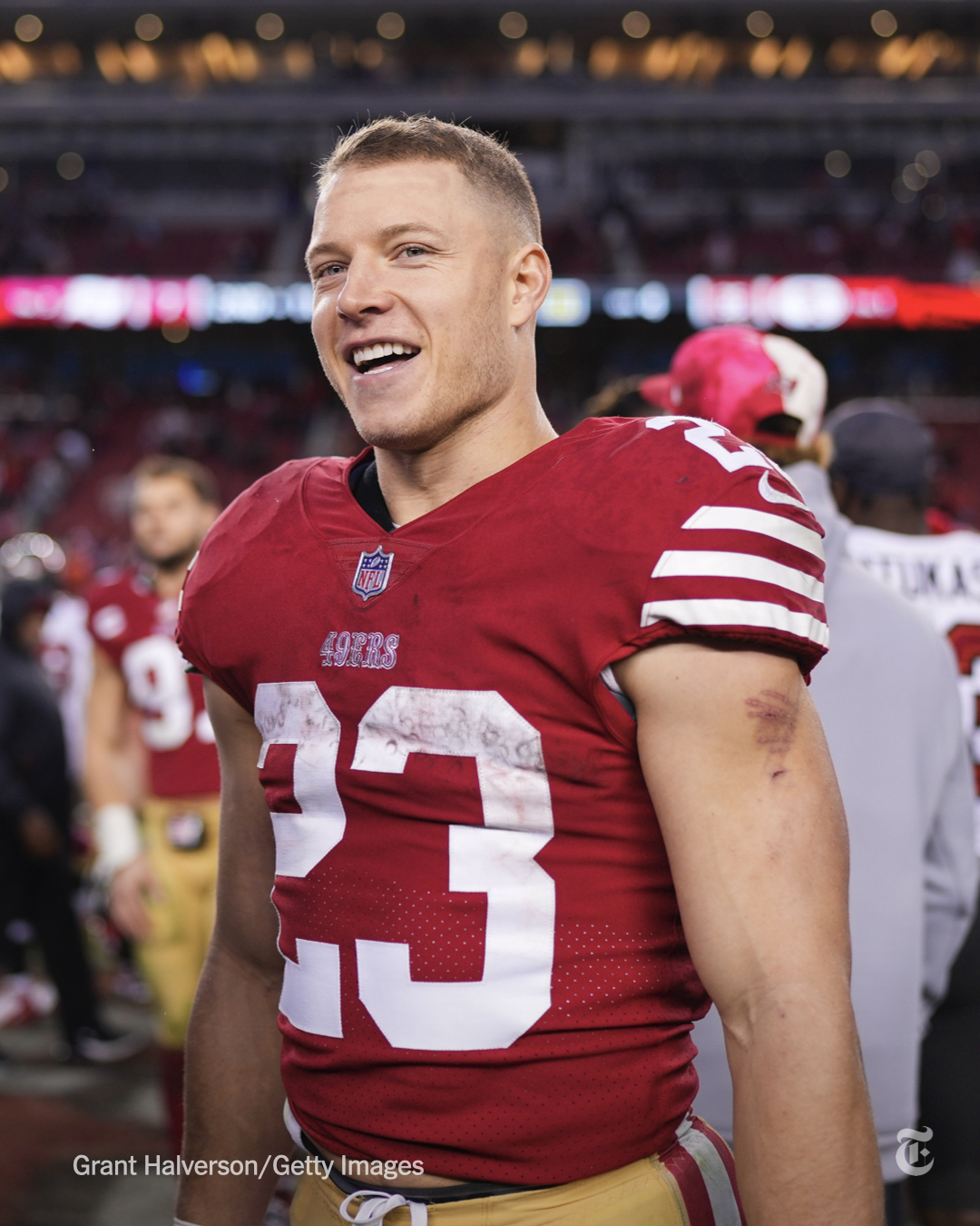 Christian McCaffrey Equals Jerry Rice's Touchdown Record