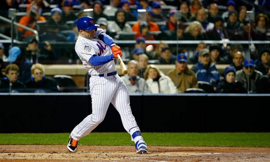 David Wright hitting in the World Series.
