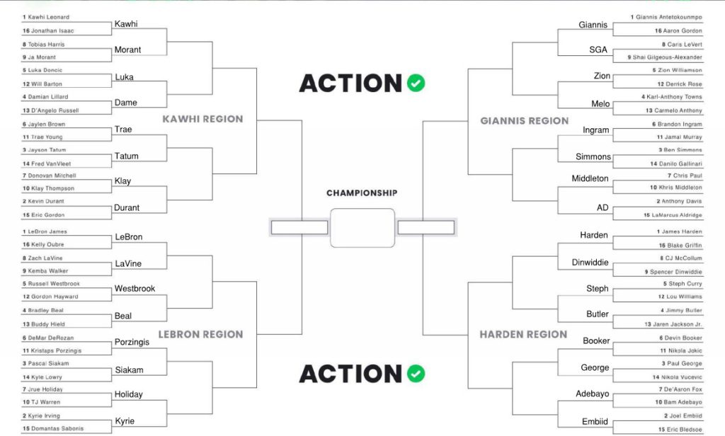 1-on-1 round of 32