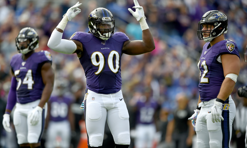 Pernell McPhee outside linebacker Baltimore Ravens